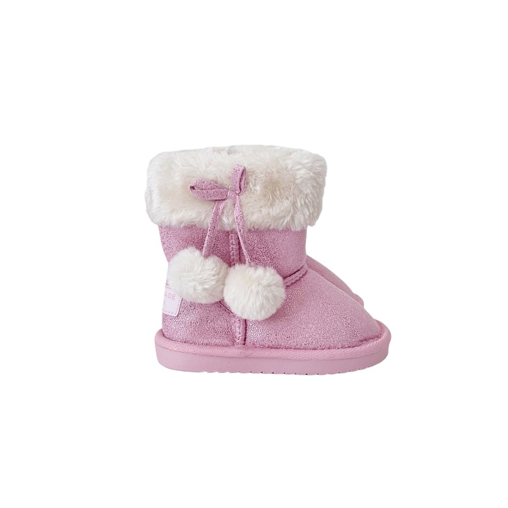 Rampage girls faux suede glitter boots
